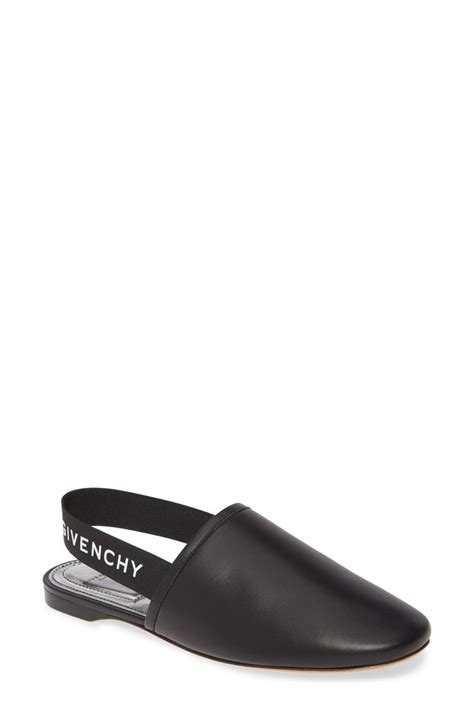 givenchy rivington slingback flats|Givenchy Rivington Logo Slingback Flat In White .